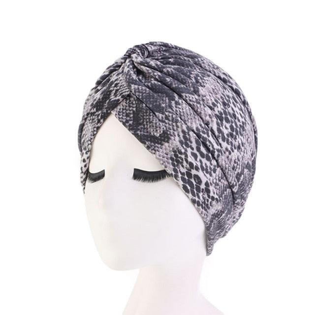 Fashion Soft Cotton Print Inner Headdress Lightweight Turban Elegant Bonnet Hijab Caps Arab Wrap Hijab Headscarf Hat For Woman Stevvex