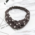 Fashion Wave Point Knot Headband Women Turban Elastic Hairband Head Wrap Hair Accessories for Girls Lady Headwear Hair Band Gorgeous Hair Accessories For Women