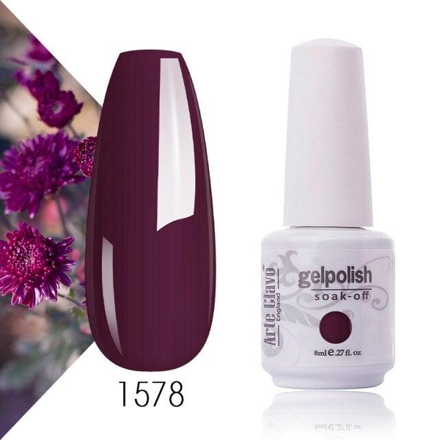 Fashion Womens Gel Nail Polish Multi Colors New UV LED Glossy Matte Luxury Design For Women