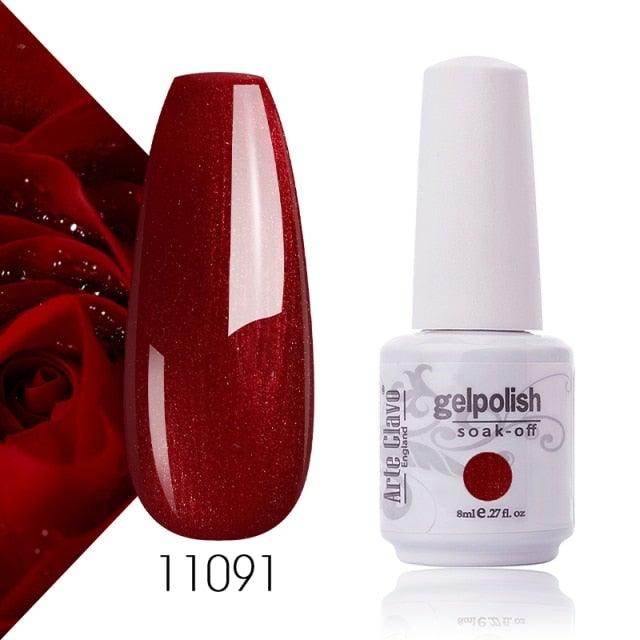 Fashion Womens Gel Nail Polish Multi Colors New UV LED Glossy Matte Luxury Design For Women