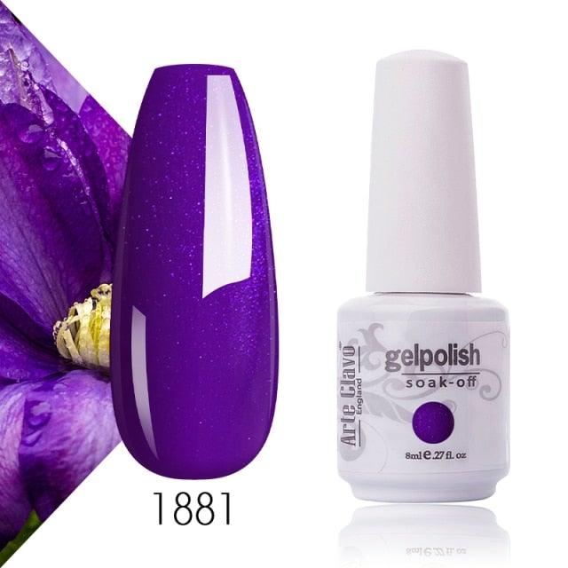 Fashion Womens Gel Nail Polish Multi Colors New UV LED Glossy Matte Luxury Design For Women