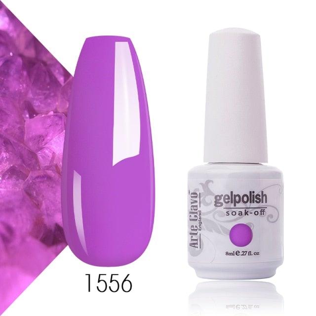 Fashion Womens Gel Nail Polish Multi Colors New UV LED Glossy Matte Luxury Design For Women