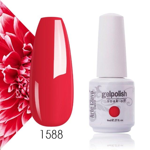 Fashion Womens Gel Nail Polish Multi Colors New UV LED Glossy Matte Luxury Design For Women