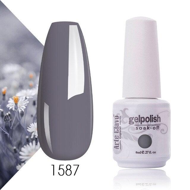 Fashion Womens Gel Nail Polish Multi Colors New UV LED Glossy Matte Luxury Design For Women