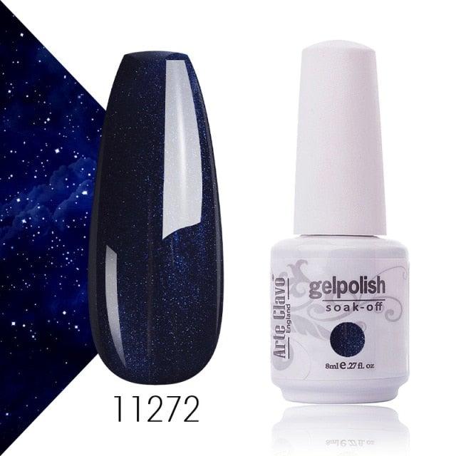 Fashion Womens Gel Nail Polish Multi Colors New UV LED Glossy Matte Luxury Design For Women