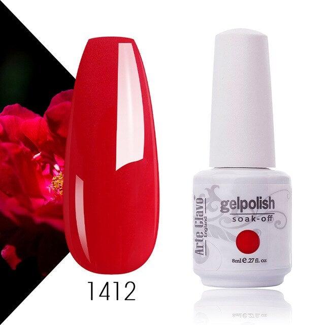 Fashion Womens Gel Nail Polish Multi Colors New UV LED Glossy Matte Luxury Design For Women