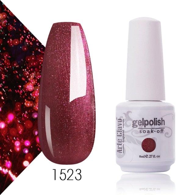 Fashion Womens Gel Nail Polish Multi Colors New UV LED Glossy Matte Luxury Design For Women