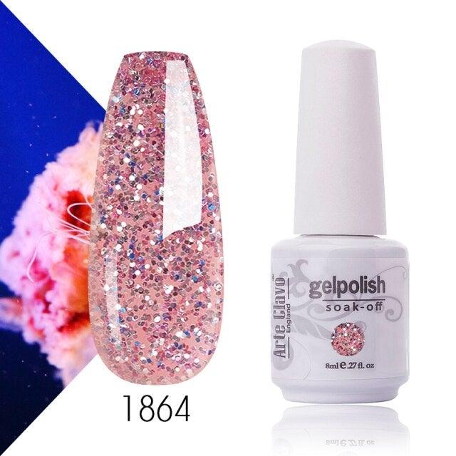 Fashion Womens Gel Nail Polish Multi Colors New UV LED Glossy Matte Luxury Design For Women