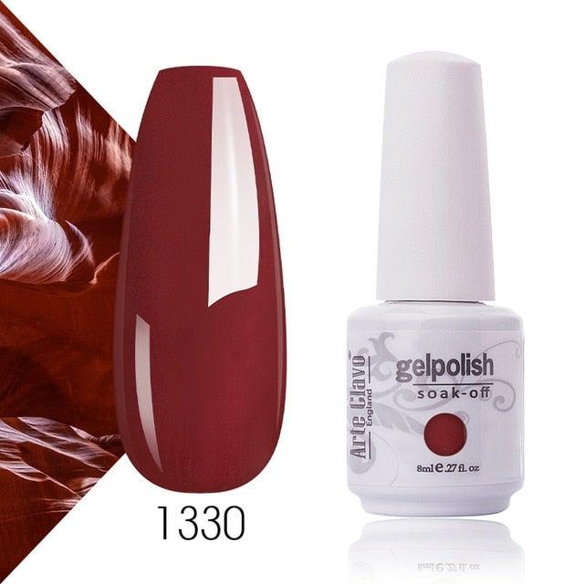 Fashion Womens Gel Nail Polish Multi Colors New UV LED Glossy Matte Luxury Design For Women