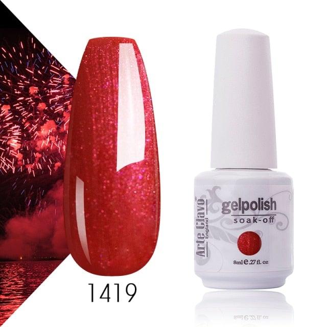 Fashion Womens Gel Nail Polish Multi Colors New UV LED Glossy Matte Luxury Design For Women