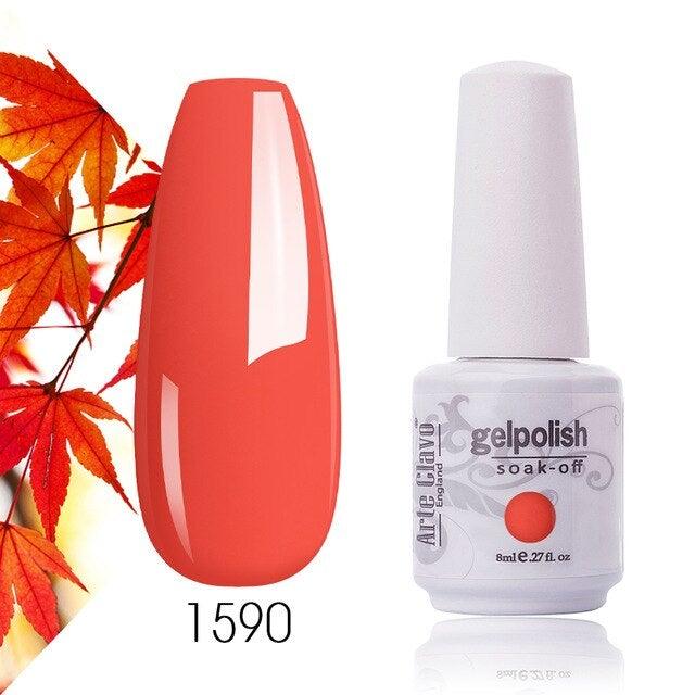 Fashion Womens Gel Nail Polish Multi Colors New UV LED Glossy Matte Luxury Design For Women