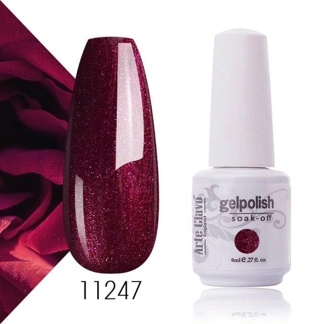 Fashion Womens Gel Nail Polish Multi Colors New UV LED Glossy Matte Luxury Design For Women