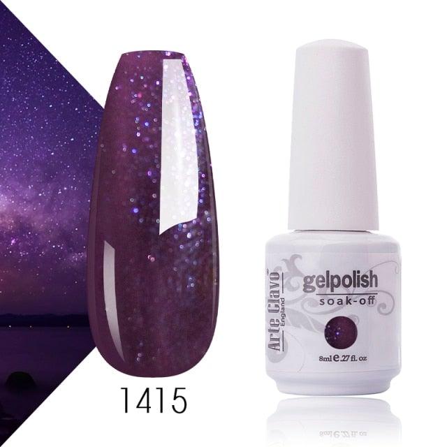 Fashion Womens Gel Nail Polish Multi Colors New UV LED Glossy Matte Luxury Design For Women