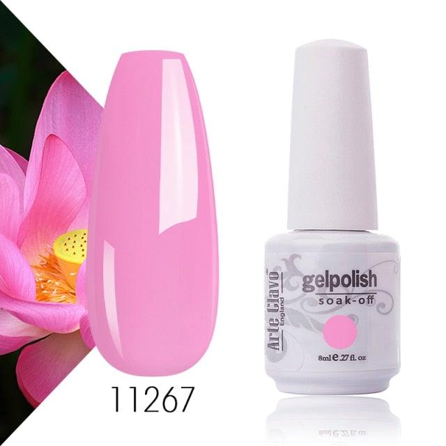 Fashion Womens Gel Nail Polish Multi Colors New UV LED Glossy Matte Luxury Design For Women