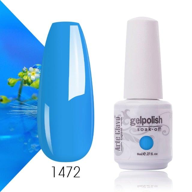 Fashion Womens Gel Nail Polish Multi Colors New UV LED Glossy Matte Luxury Design For Women