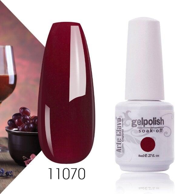 Fashion Womens Gel Nail Polish Multi Colors New UV LED Glossy Matte Luxury Design For Women