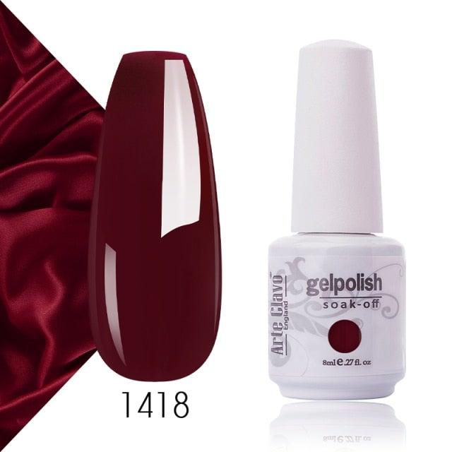 Fashion Womens Gel Nail Polish Multi Colors New UV LED Glossy Matte Luxury Design For Women