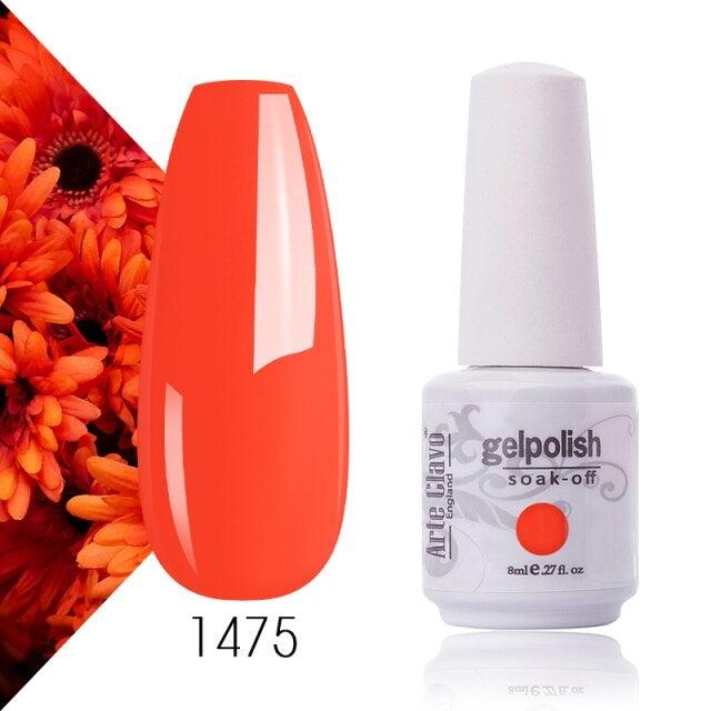 Fashion Womens Gel Nail Polish Multi Colors New UV LED Glossy Matte Luxury Design For Women