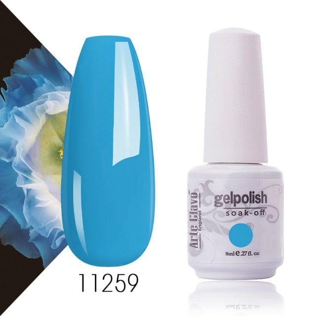 Fashion Womens Gel Nail Polish Multi Colors New UV LED Glossy Matte Luxury Design For Women