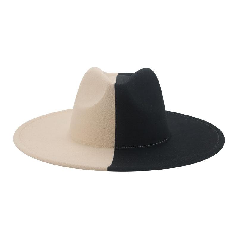 Fashionable Fedora Hats Women Wide Brim Dress Caps  Women's Fedora Hats Elegant Wide Brim Fedora Hat  Wedding Men Hat Warm Retro Style Belt 56-58cm Stevvex
