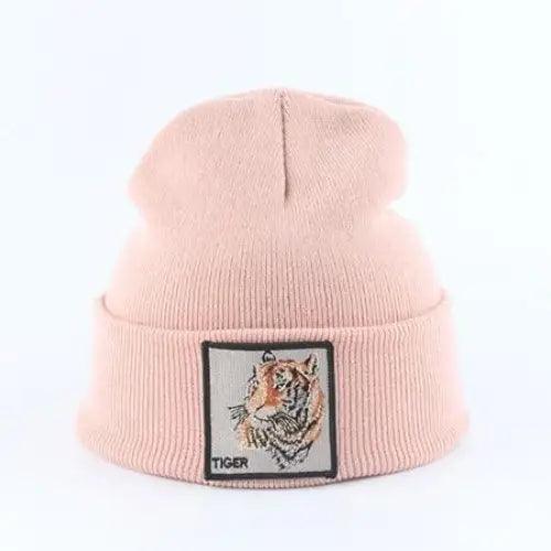 Fashionable Warm Animal Theme Wolf Knitted Unisex Beanies For Women Soft And Comfortable Beanies For Winter And Autumn Stevvex