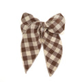 Fawn Gingham - Darling Hair Bow