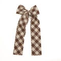 Fawn Gingham - Lady Hair Bow