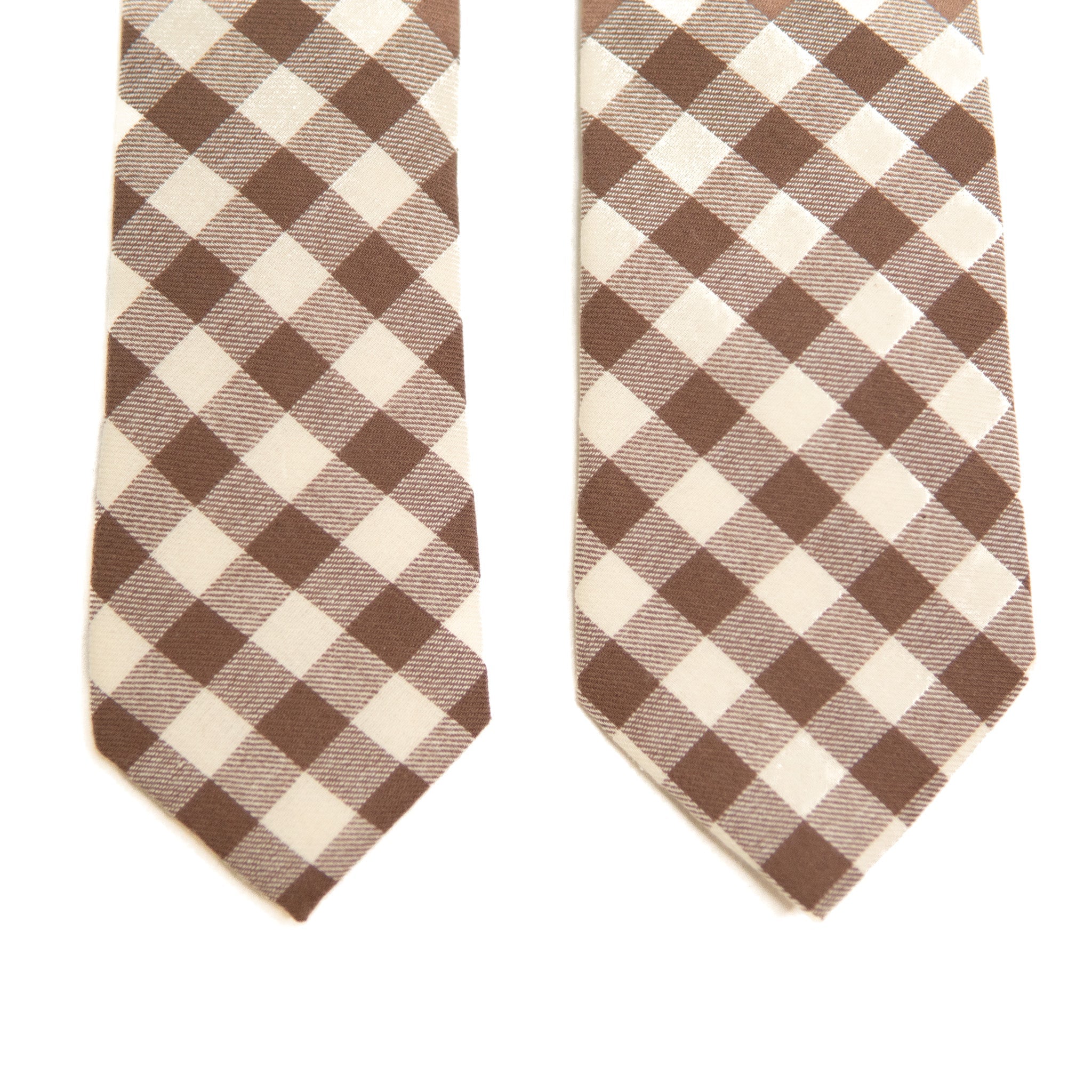 Fawn Gingham - Men's Tie