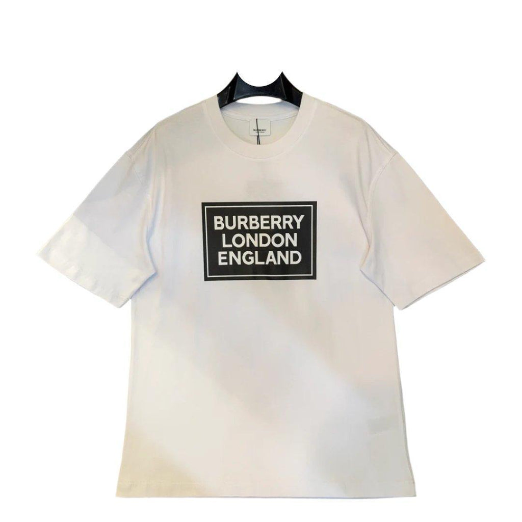 Burberry White T-Shirt Without Collar Banlieue91