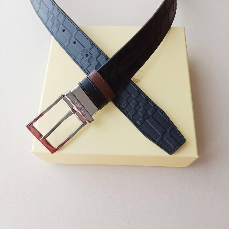 Burberry Leather Vintage Belt 'Black' Banlieue91