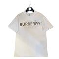 Burberry T-Shirt Without Collar 'White & Gold' Banlieue91