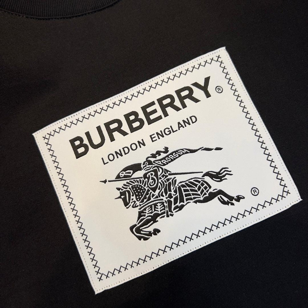 Burberry T-Shirt Without Collar 'Black' Banlieue91