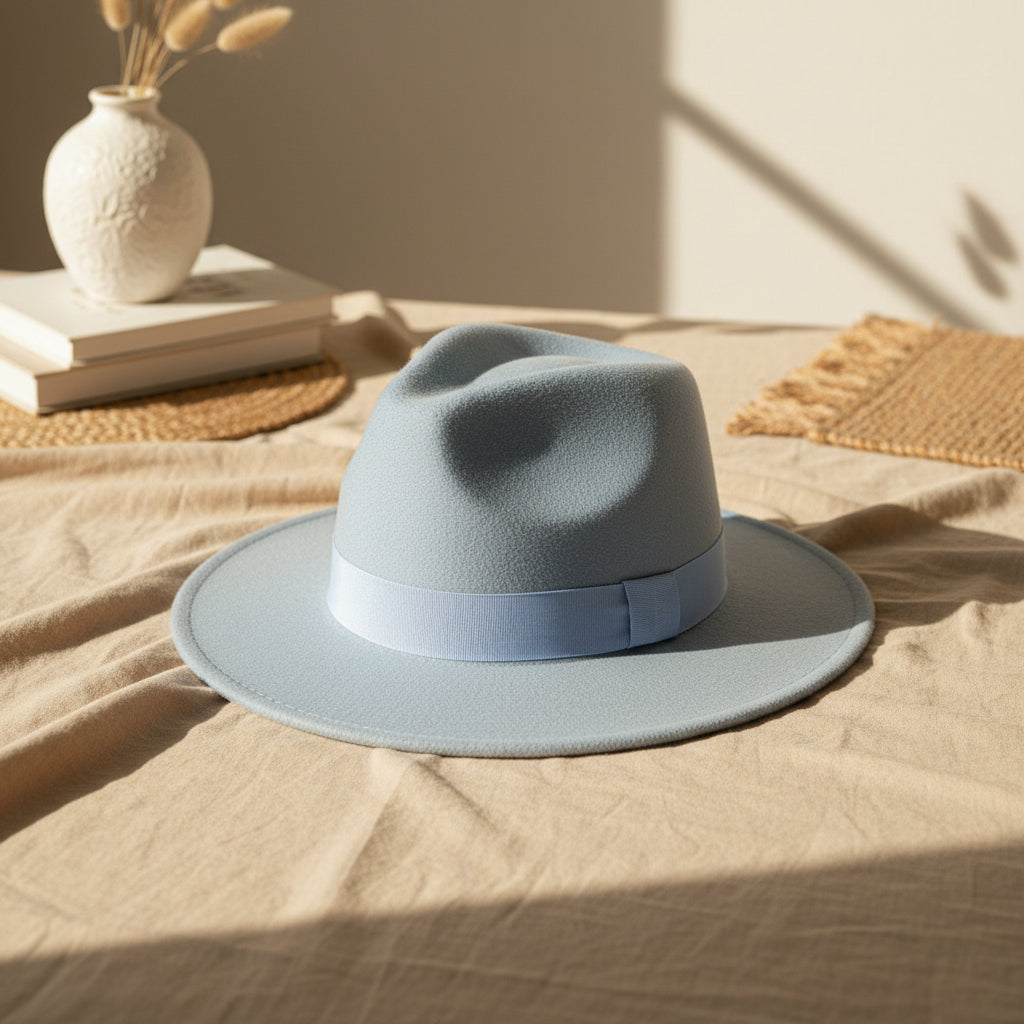 Wide Brim Bell Crown Wool Hat – Unisex Sun & Warmth Hat FitiqueFit