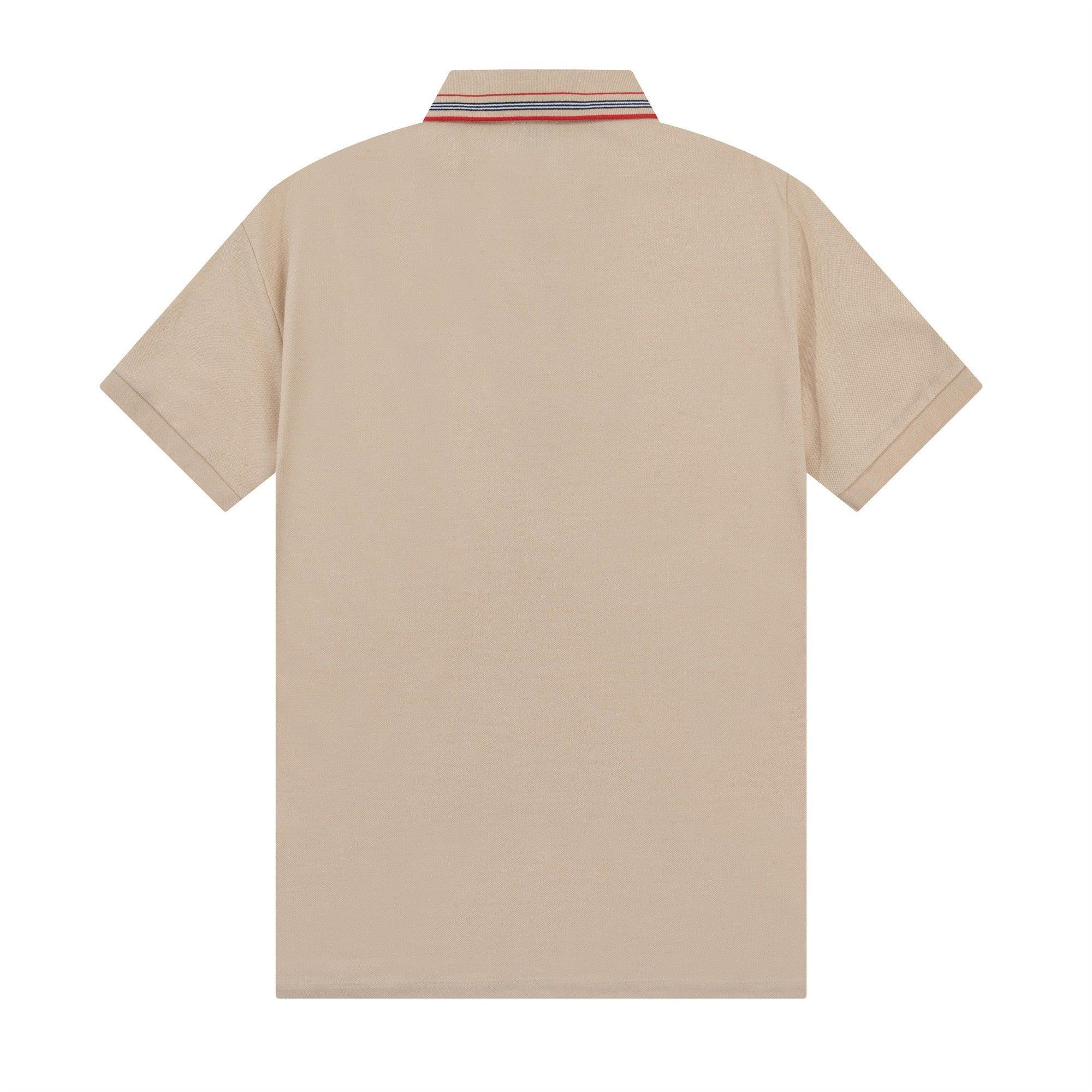 Burberry Beige T-Shirt With Collar Banlieue91