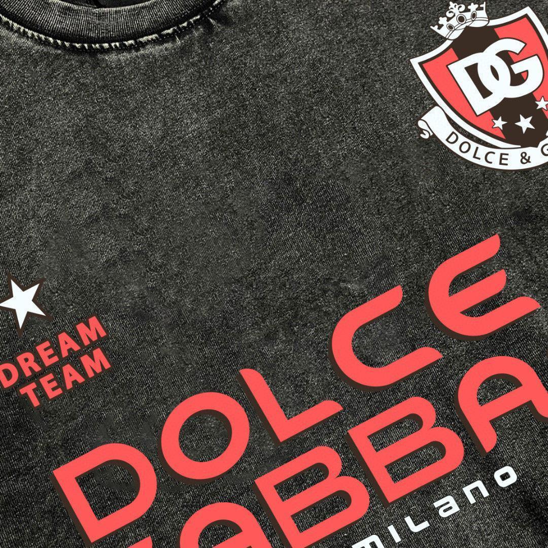 Dolce & Gabbana T-Shirt Without Collar 'Smoke Grey' Banlieue91