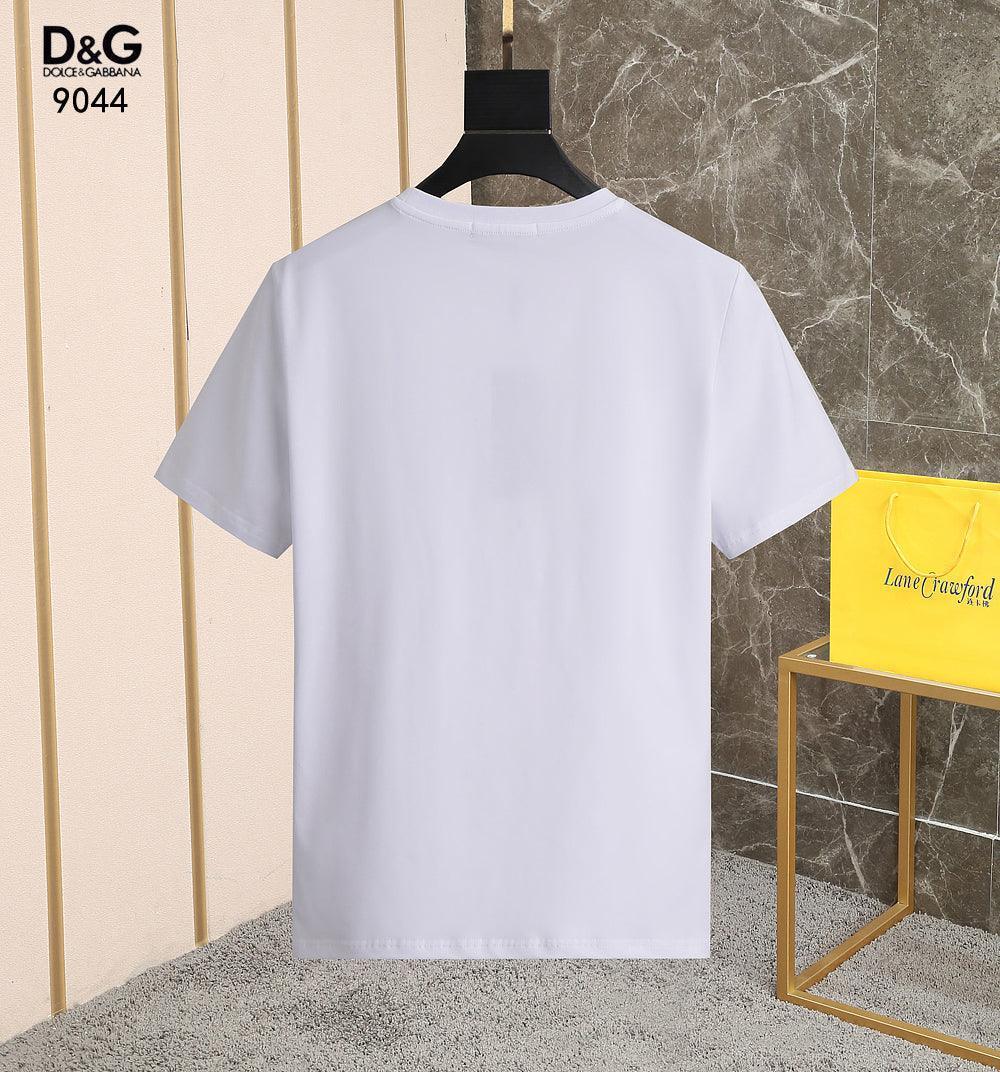 Dolce & Gabbana T-Shirt Without Collar 'White & Black' Banlieue91