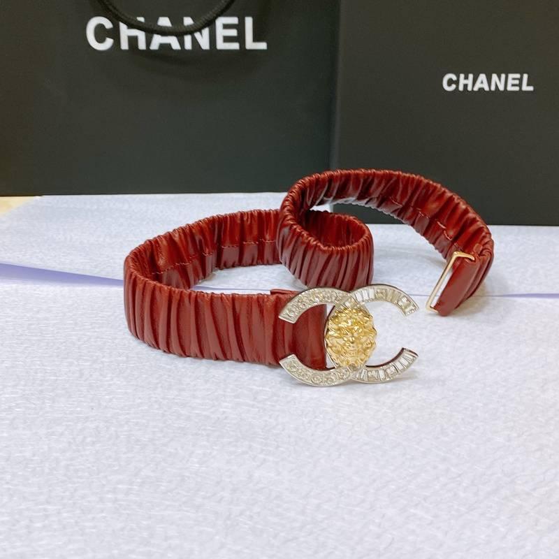 Chanel Leather Women’s Belt 'Red' Banlieue91