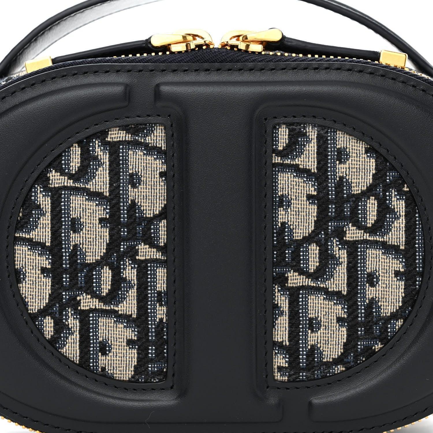 Christian Dior Signature Oval Camera Bag Calfskin with Embossed CD Signature Banlieue91