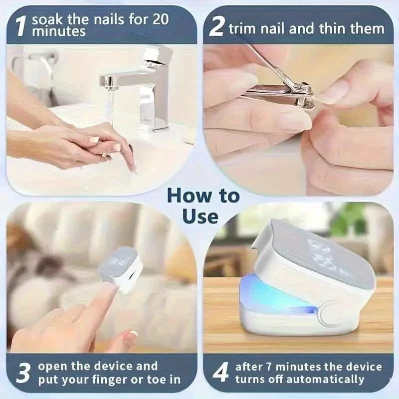 Portable LED Nail Lamp – USB Rechargeable, Quick-Dry, Compact for Manicures & Pedicures DailySale