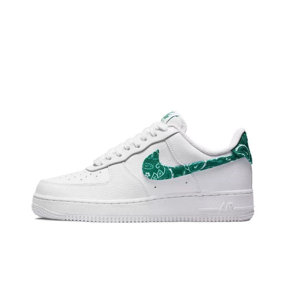 Nike Air Force 1 'Essential White/Green Paisley' Banlieue91