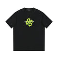 Balenciaga Black & Green T-Shirt Without Collar Banlieue91