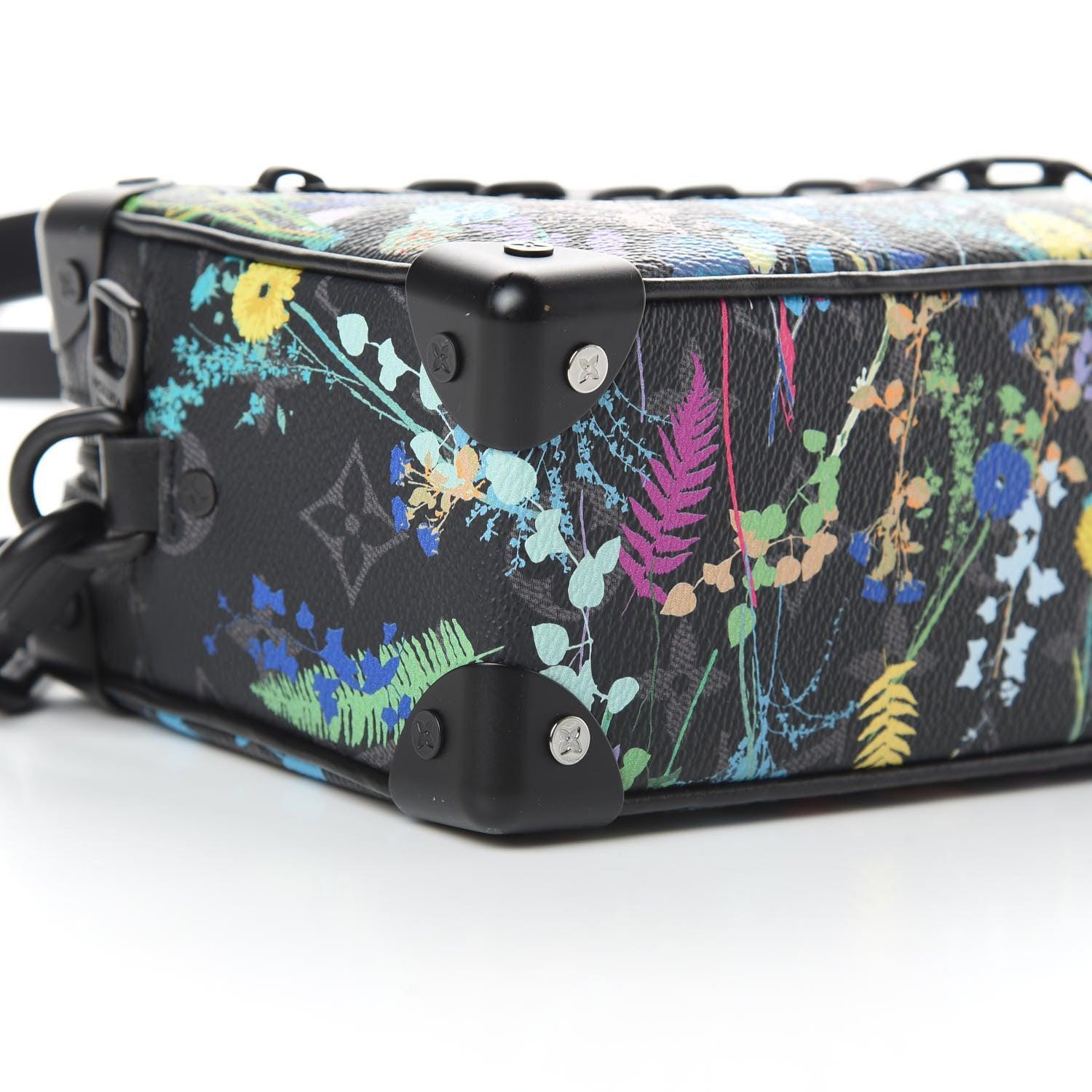Louis Vuitton Monogram Eclipse Flower Print Mini Soft Trunk Women's Bag Banlieue91
