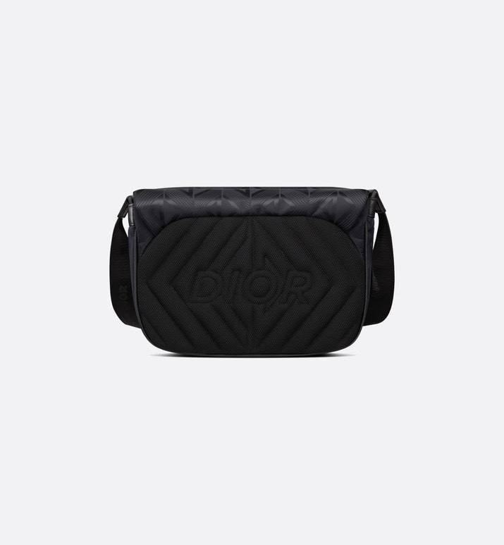 Dior Men Explorer Messenger Bag Black CD Diamond Mirage Ski Capsule Nylon Banlieue91