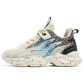 Flame Design Mesh Boys Sneakers Fashion