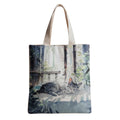Women's Flannel Shoulder Bag Cute Cat Print Travel Tote Dashing Nova