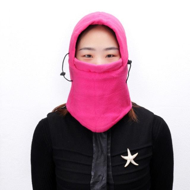 Fleece Plush Balaclava Winter Women Waterproof Mask Snood Scarf Beanie Hat Outdoor Hiking Head Hood Neck Warmer Bonnets Fashion Balaclava Shawl Women Winter Hat Soft Knitted Hooded Neck Collar Cap Beanie Hat Warm Scarf Unisex Bonnet Hooded Scarf Hat Stevvex