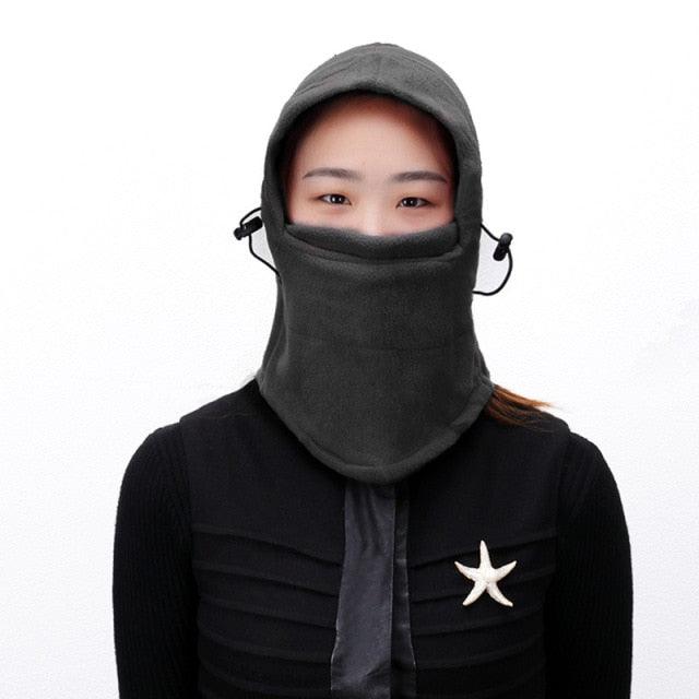 Fleece Plush Balaclava Winter Women Waterproof Mask Snood Scarf Beanie Hat Outdoor Hiking Head Hood Neck Warmer Bonnets Fashion Balaclava Shawl Women Winter Hat Soft Knitted Hooded Neck Collar Cap Beanie Hat Warm Scarf Unisex Bonnet Hooded Scarf Hat Stevvex