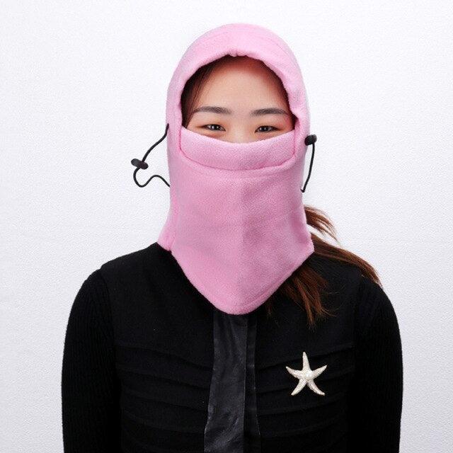 Fleece Plush Balaclava Winter Women Waterproof Mask Snood Scarf Beanie Hat Outdoor Hiking Head Hood Neck Warmer Bonnets Fashion Balaclava Shawl Women Winter Hat Soft Knitted Hooded Neck Collar Cap Beanie Hat Warm Scarf Unisex Bonnet Hooded Scarf Hat Stevvex