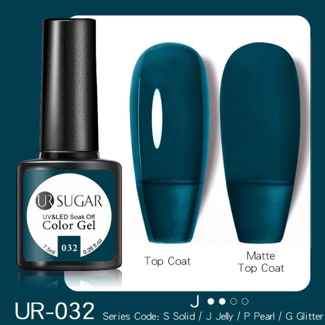 Fluorescent Gel Nail Polish Yellow Green High Quality Colors UV Strong Matte Effect Luxury Design For Girls and Women