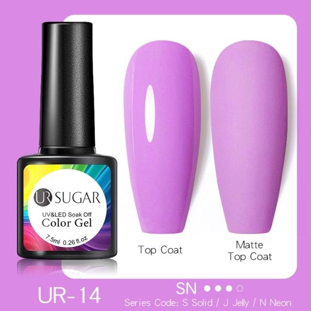 Fluorescent Gel Nail Polish Yellow Green High Quality Colors UV Strong Matte Effect Luxury Design For Girls and Women